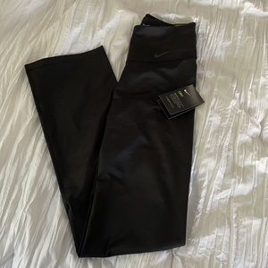 Black Nike Power Victory Mid Rise Full Length Pants